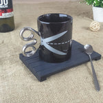 Sax Kaffemugg Svart