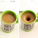 Självrörande Kaffemugg Grön