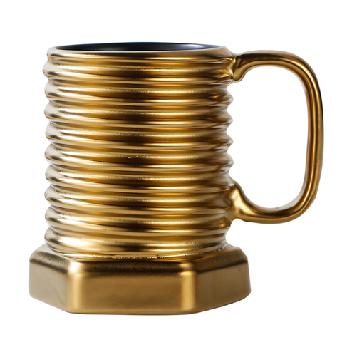 Guld Mugg Keramik