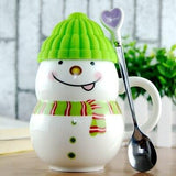 Grön Kaffekopp Julmotiv