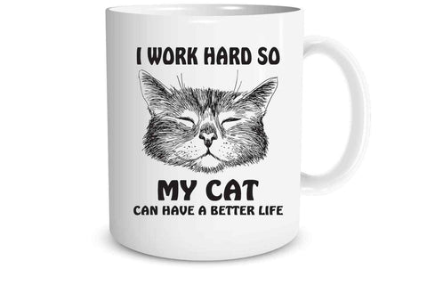 Kaffemugg Vit Keramik