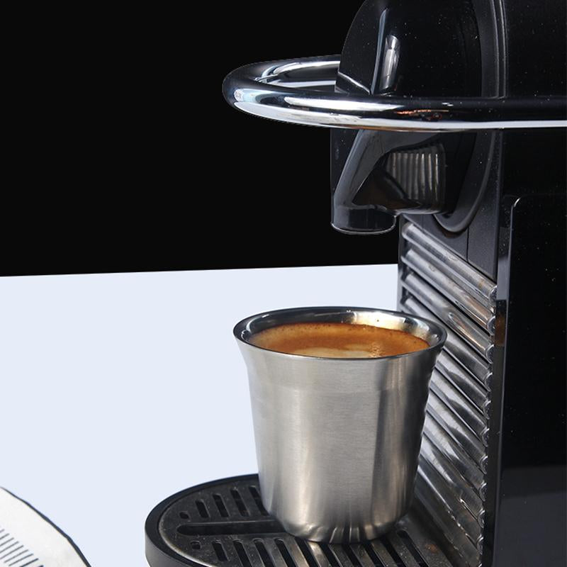 Espressokopp Rostfri Silver