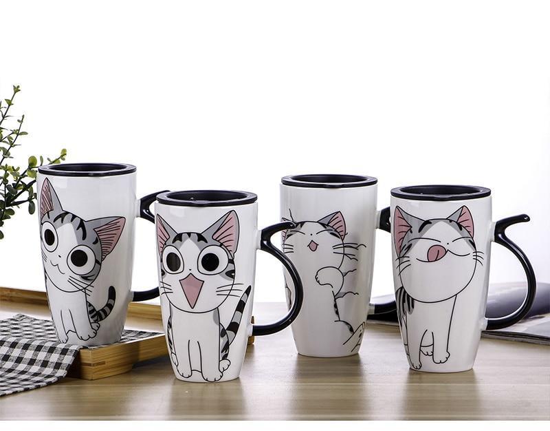 Cat Mug Ceramic