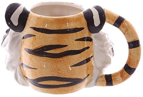 Kaffekopp Tigermotiv Keramik