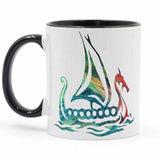 Kaffekopp Med Vikingabåt