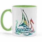 Kaffekopp Vikingabåt Keramik