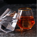 Lutande Drinkglas Hexagon
