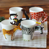 Kaffemugg Zebramotiv 